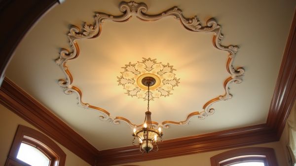 Enhance your home with handcrafted Victorian ceiling roses